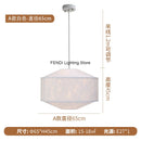 Wabi-sabi LED Pendant Lights Tiered Drum Art Hand Knitted Lamps for Living Room by Ljojo