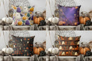 Cute Ghosts & Pumpkins Halloween Pillow Cover by Ljojo - Sofa, Bedroom, Car