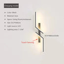 Ljojo LED Wall Lamp USB Charging Modern Indoor Lighting Fixture for Living Room Bedroom