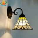 15CM Nordic Style Glass Wall Lamp for Bathroom & Mirror - Translucent Tiffany Art Lighting by Ljojo