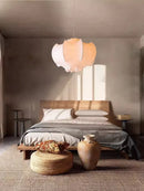 Japanese Wabi Sabi Silk Chandeliers | Modern Nordic Pendant Lights by Ljojo