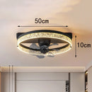 Modern Led Ceiling Fan with Light for Bedroom Home Decor by Ljojo