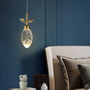 Copper Crystal Fruit Chandelier - Modern Luxury Hanging Lamp for Bedroom & Restaurant by Ljojo