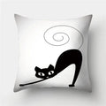Cute Cat Cushion Cover 45x45cm - Ljojo Home Decor Pillowcases
