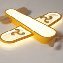 Ljojo Minimalist Wood LED Ceiling Light for Children's Room