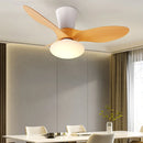 Ceiling Fan with Remote Control and LED Light for Home, Bedroom, Living Room, Kitchen - Ljojo