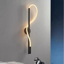 Minimalist LED Wall Lamp Shaped Line Art Decor Lights for Modern Living Room by Ljojo