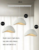 Ljojo Modern Nordic Brim Resin LED Pendant Light Chandelier for Home Decor