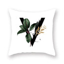 Floral Alphabet Pillow Case by Ljojo: Home & Car Decorative Cushion Cover