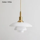 Bauhaus 3 Layer Glass LED Pendant Lamp Modern Elegant Chandelier by Ljojo