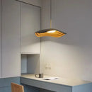 Lotus Leaf Modern Chandelier Living Room LED Ceiling Pendant Lamp Art Deco White - Ljojo