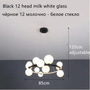 Nordic Design LED Pendant Lights: Sleek Glass Bubble Hanging Lamp by Ljojo