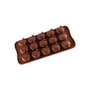 Ljojo 15-Hole Silicone Chocolate Mold: Creative Jelly Candy Cake Ice Grid Baking Mould