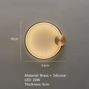 Nordic Brass Ring LED Wall Lights | Art Deco Sconce for Home & Dining Room By Ljojo