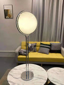 E27 LED Metal Chrome Desk Lamp with White Acrylic Ball Lights by Ljojo