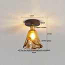 Ljojo LED Ceiling Lights: Modern Nordic Style Aluminum Glass Lamp for Indoor Living Room