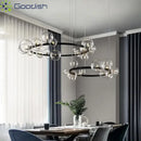 Circular Ring LED Pendant Lights Chandelier for Living Room - Modern Minimalist Luxury by Ljojo