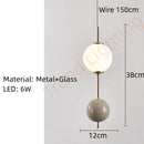 LED Pendant Light White Glass Ball Hanging Lamp 4000K for Dining Room Kitchen by Ljojo