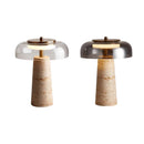 Ljojo Luxury Glass Table Lamp for Bedside and Living Room