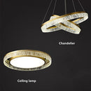 Ljojo Luxe Ring Resin Chandelier: Modern Nordic Design for Living, Dining, and Bedroom