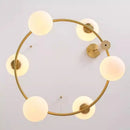 Luxury Led Pendant Light Glass Chandelier - Nordic Magic Bean for Dining Room by Ljojo