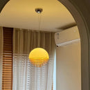 Bauhaus Sunset Orange LED Pendant Lamp for Home Decor by Ljojo