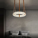 Ljojo Marble Chandelier: Trendy LED Pendant Light for Stylish Indoor Lighting