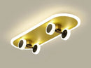 Modern Nordic Skateboard LED Ceiling Light Chandelier for Living Room Decor by Ljojo