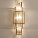 Ljojo Luxury Glass Crystal Wall Lamp for Modern Minimalist Living Room & Bedroom