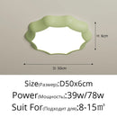 LED Cream Nordic Flower Ceiling Light for Bedroom and Bathroom by Ljojo