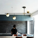 Nordic Glass LED Pendant Light Chandelier | Designer Home Decor Fixture by Ljojo