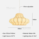 Wabi Sabi Silk Chandelier Elegant Pendant Light Indoor Lighting Ljojo