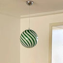 Ljojo Macaron LED Ball Chandelier for Bedroom Kids Room Lighting