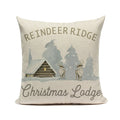 Ljojo Linen Christmas Decorative Cushion Covers for Modern Home Decor