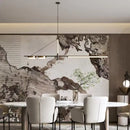 Nordic Luxury Chandelier Modern LED Pendant Light Bar Table Spotlight by Ljojo