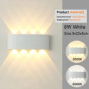 Ljojo LED Wall Sconces - Modern Indoor Outdoor Up Down Lights for Living Room & Bedroom