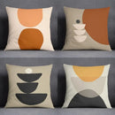 Geometric Pattern Pillow Covers by Ljojo for Sofa, Bedroom, Car