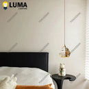 Japanese Style Terrazzo LED Pendant Light - Modern Hanging Lamp for Dining Room by Ljojo