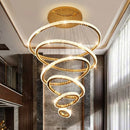 Ljojo LED Pendant Chandeliers for Staircase | Modern Home Decor Hanging Light