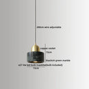 Ljojo Marble Copper LED Pendant Light - Modern Living Room Chandelier