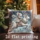 Christmas-Themed Cushion Covers with Fun Prints by Ljojo: Sofa, Bedroom, Car Pillow Cover