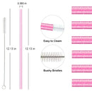 Ljojo 10-Piece Tumbler Accessories Set: Straw, Cover, Cap, Boot, Spill Proof Stopper, Letter Keychain, Charm, Sticker