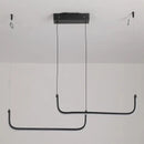Ljojo Modern Aluminum LED Chandelier Pendant Light Fixture for Dining Room & Living Room