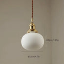 Ljojo Japanese Minimalist Brass Retro Chandelier for Tavern Restaurant Bar Bedroom Decor