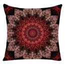 Ljojo Mandala Print Flax Pillowcase 45*45cm - National Wind Home Decor