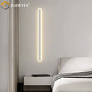 LED Strip Wall Light: Modern Balcony Bedroom Living Room Interior Decorative Line Wall Light by Ljojo