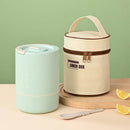 Ljojo 3-Layer Stainless Steel Thermal Lunch Box - BPA-Free Food Container