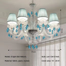 K9 Crystal Chandelier Lighting for Living Room | Romantic Candle Pendant Lights by Ljojo
