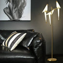 Ljojo Nordic Crane & Bird Lantern Standing Lamps | Creative Study Bedroom Decor