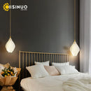 Ljojo Magnolia Chandelier: Luxury Adjustable Pendant Light for Staircase, Restaurant, Hotel